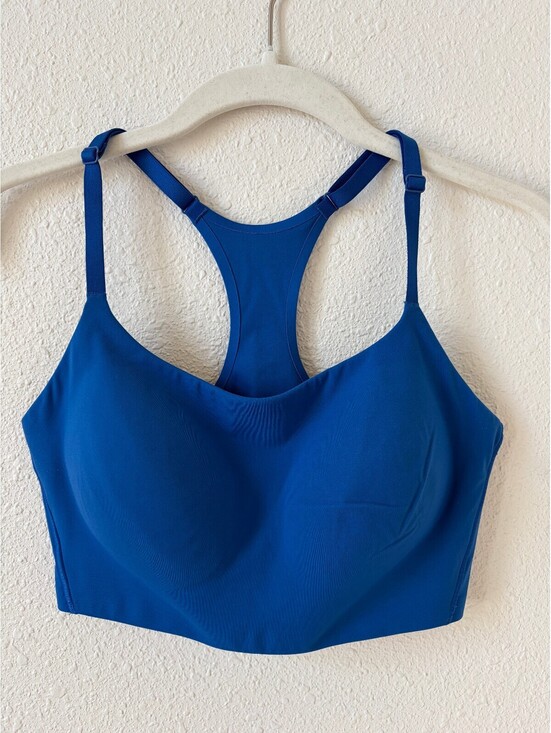 Huug Other - Huug Daily Racerback Longline Wireless Bra Blue Size Small Comfy Colorful